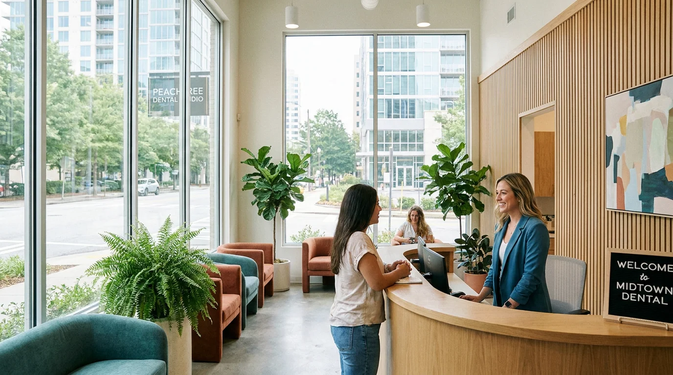 The Ansley Midtown Dental team welcoming patients in Midtown Atlanta, GA